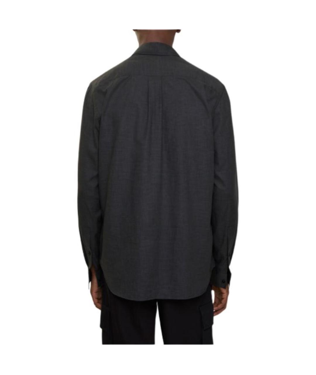 BURBERRY Серая классическая рубашка, фото 3