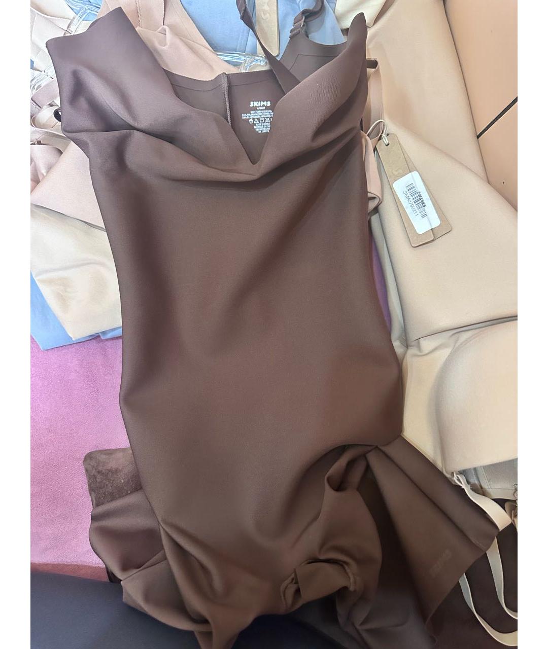 SKIMS Коричневое боди, фото 4