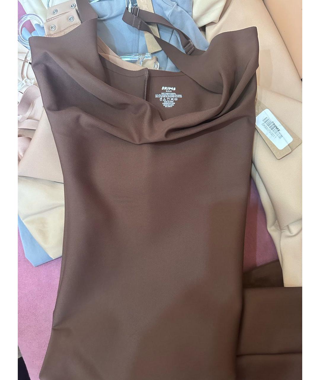 SKIMS Коричневое боди, фото 3