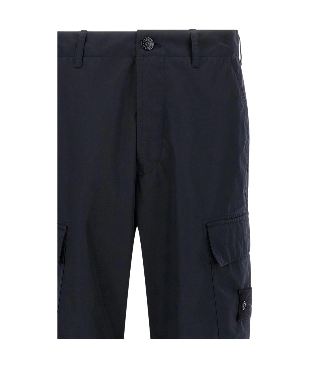 STONE ISLAND Синие брюки чинос, фото 5
