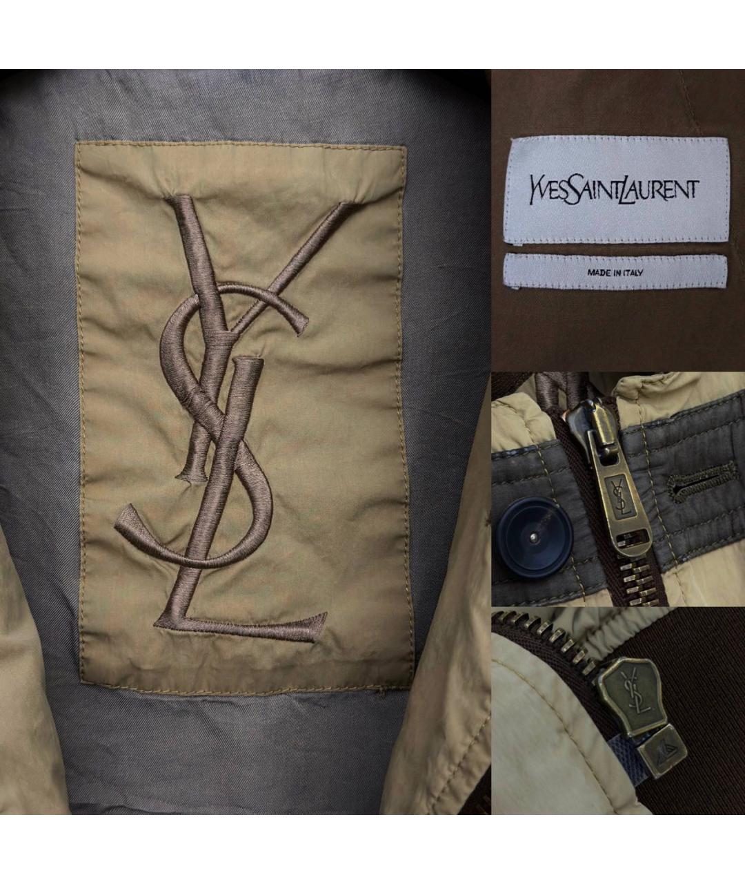 SAINT LAURENT Синтетическая куртка, фото 3