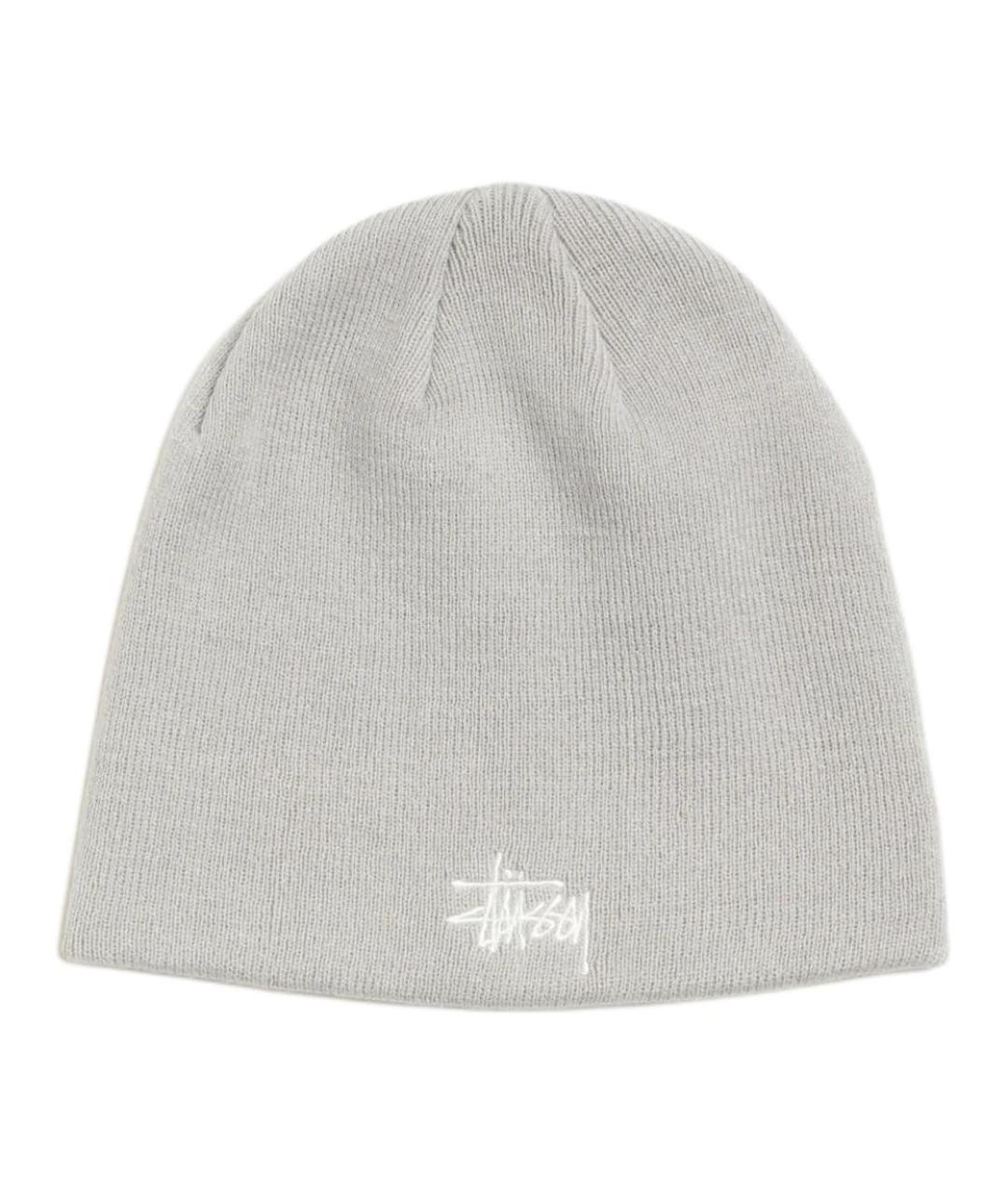 STUSSY Серая шапка, фото 1