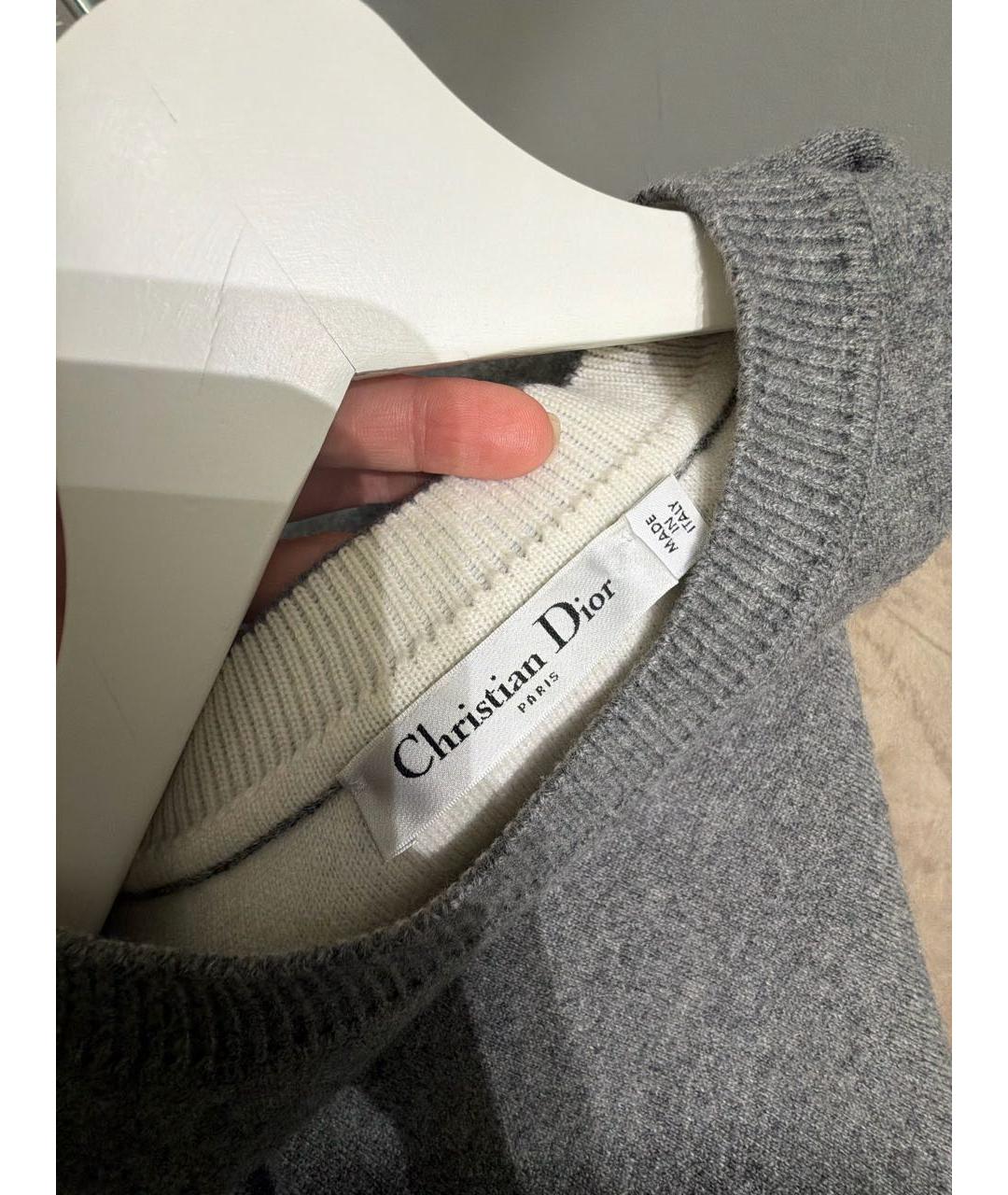 CHRISTIAN DIOR Желтый джемпер / свитер, фото 3