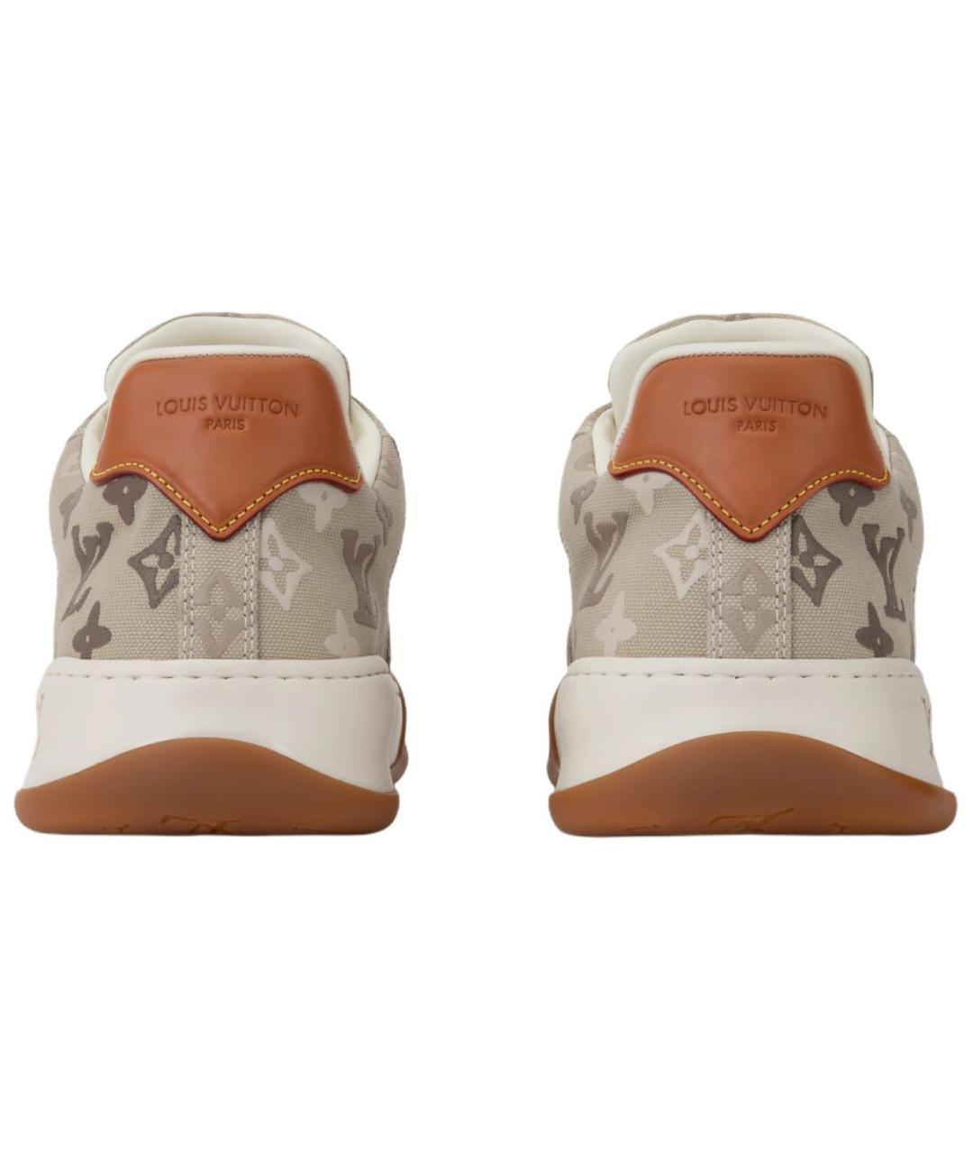 LOUIS VUITTON Бежевые низкие кроссовки / кеды, фото 5