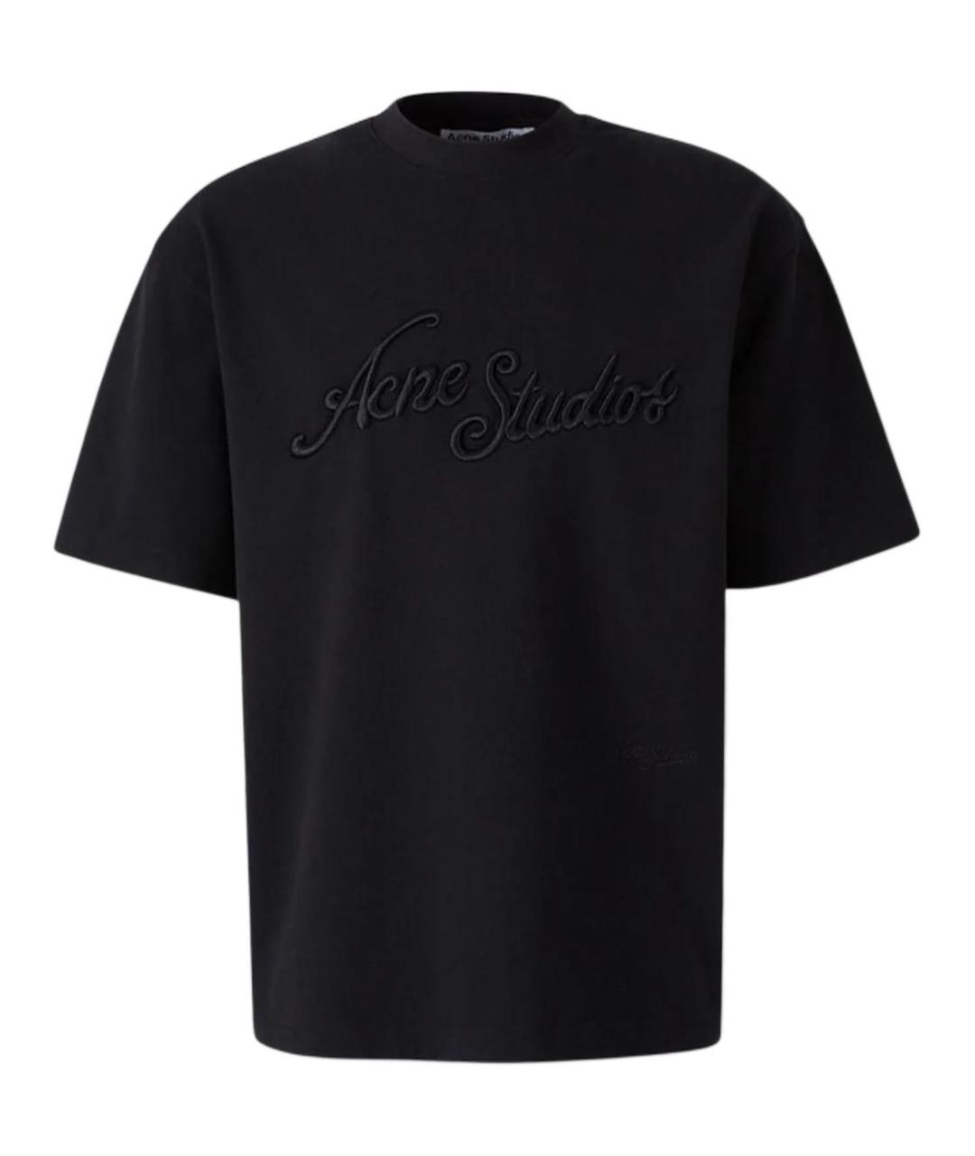 ACNE STUDIOS Черная футболка, фото 1