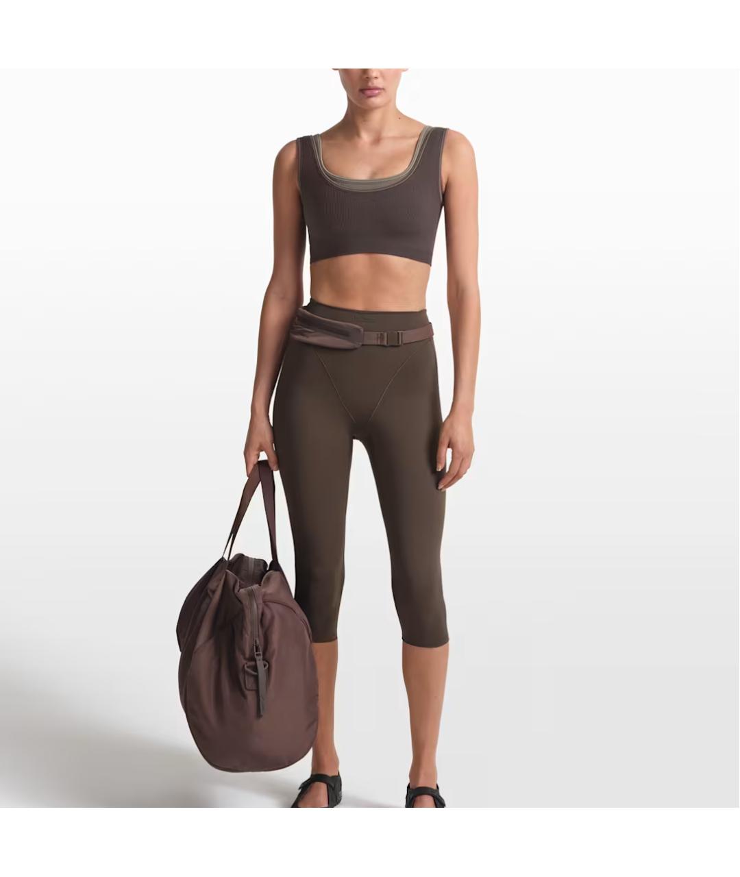 NIKE Коричневый бюстгалтеры, фото 4