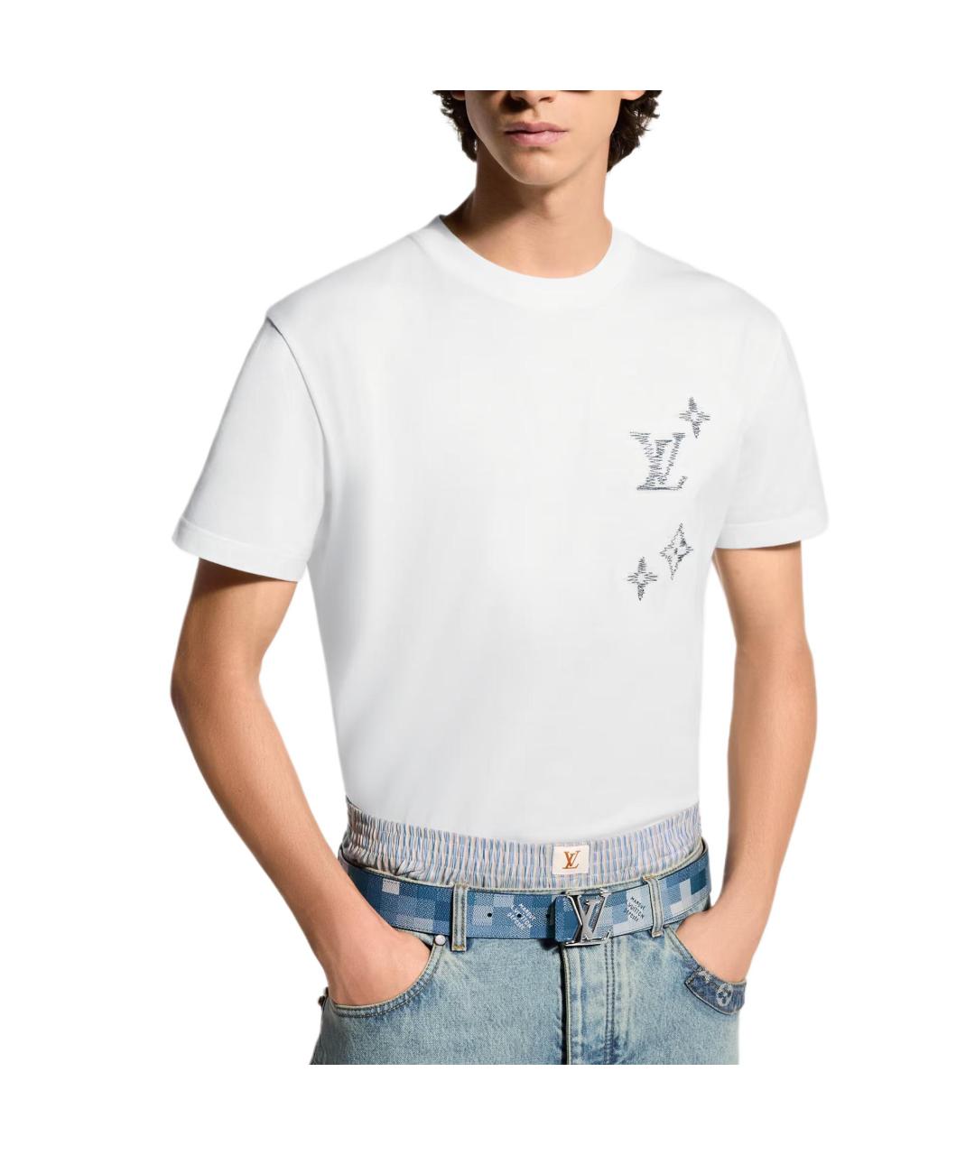 LOUIS VUITTON Белая футболка, фото 2