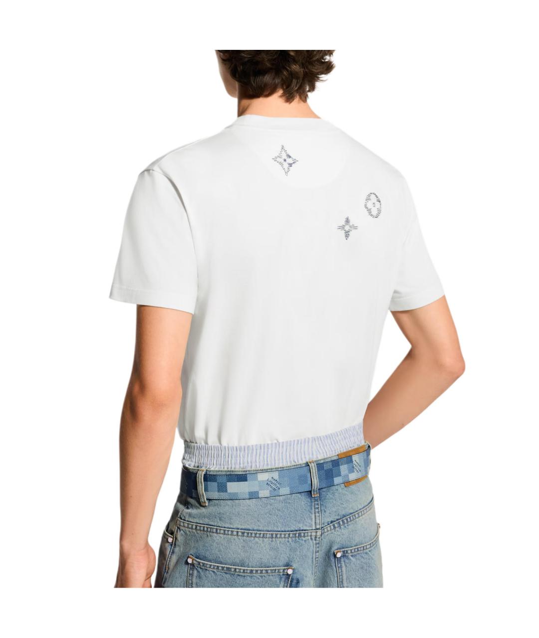 LOUIS VUITTON Белая футболка, фото 3