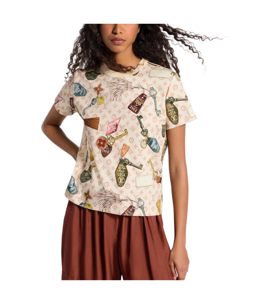 LOUIS VUITTON Мульти футболка, фото 3