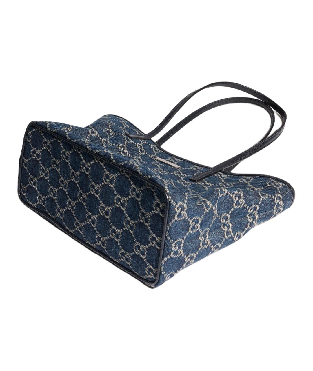 GUCCI Темно-синяя сумка через плечо, фото 4