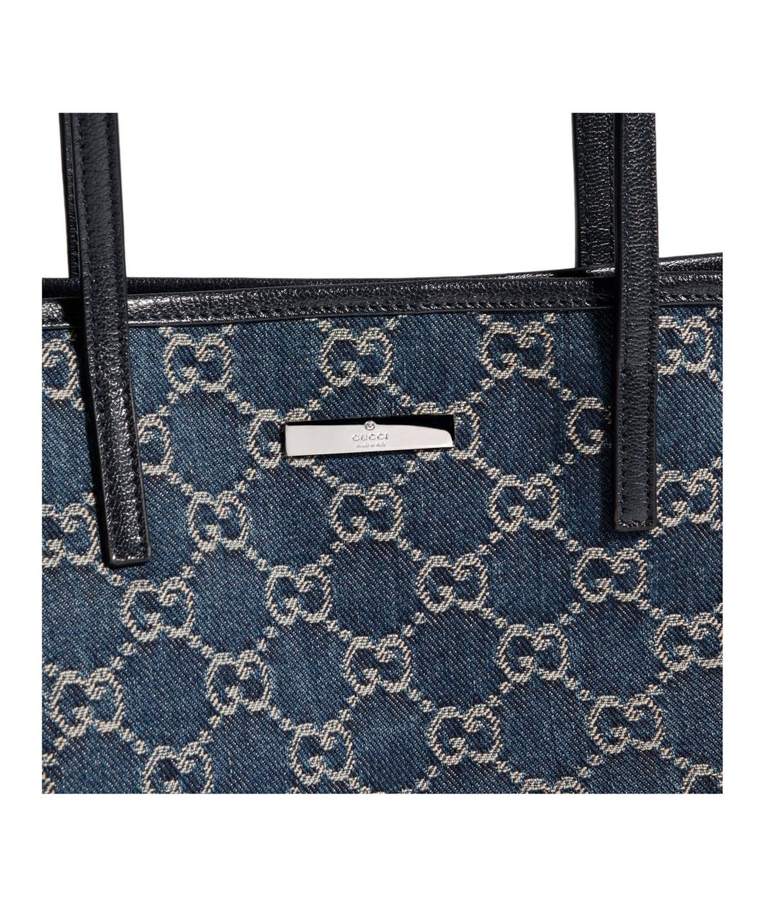 GUCCI Темно-синяя сумка через плечо, фото 5