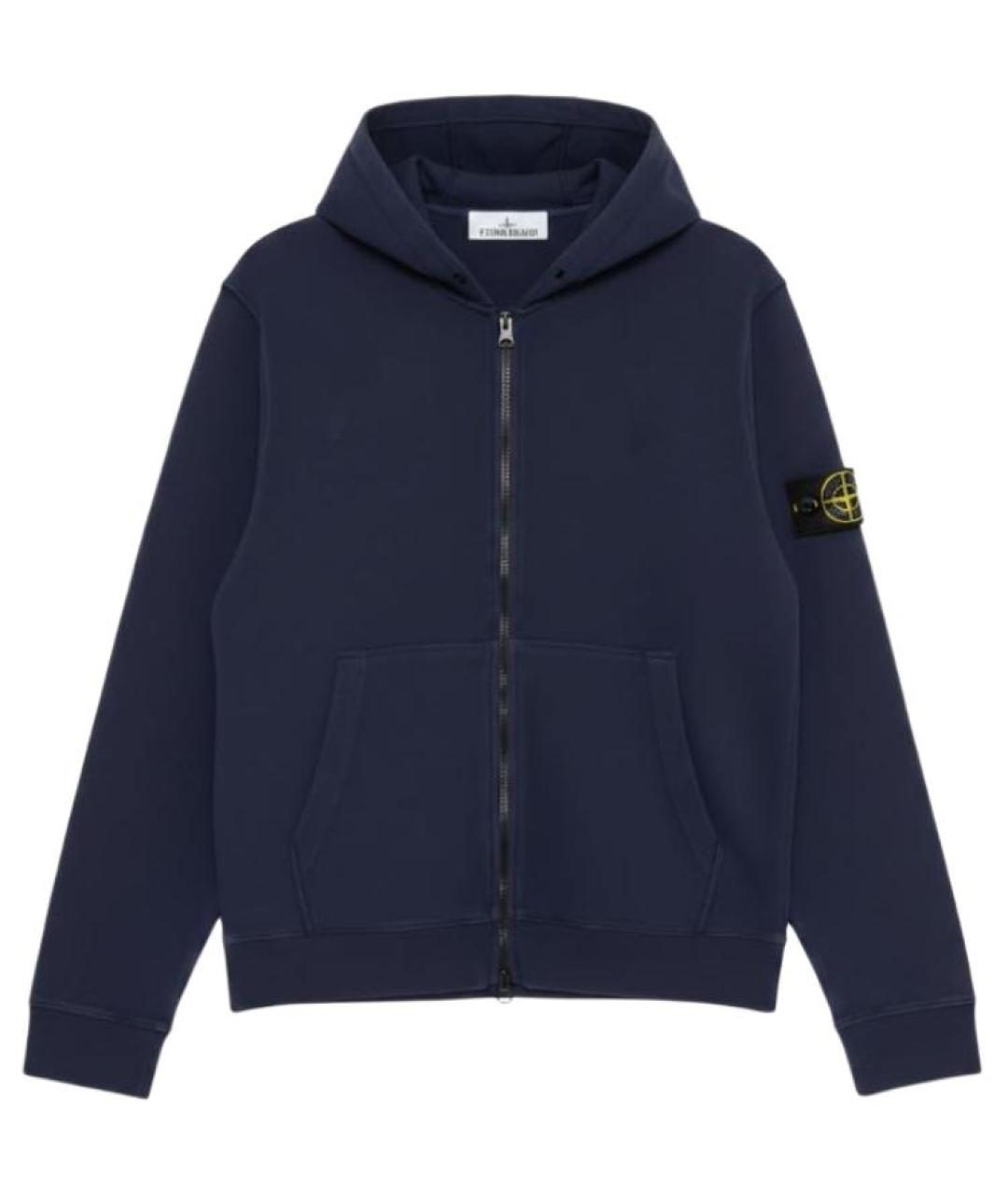 STONE ISLAND Темно-синяя куртка, фото 1