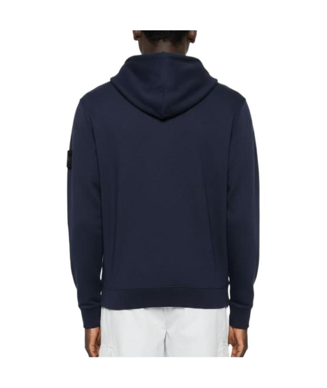 STONE ISLAND Темно-синяя куртка, фото 2