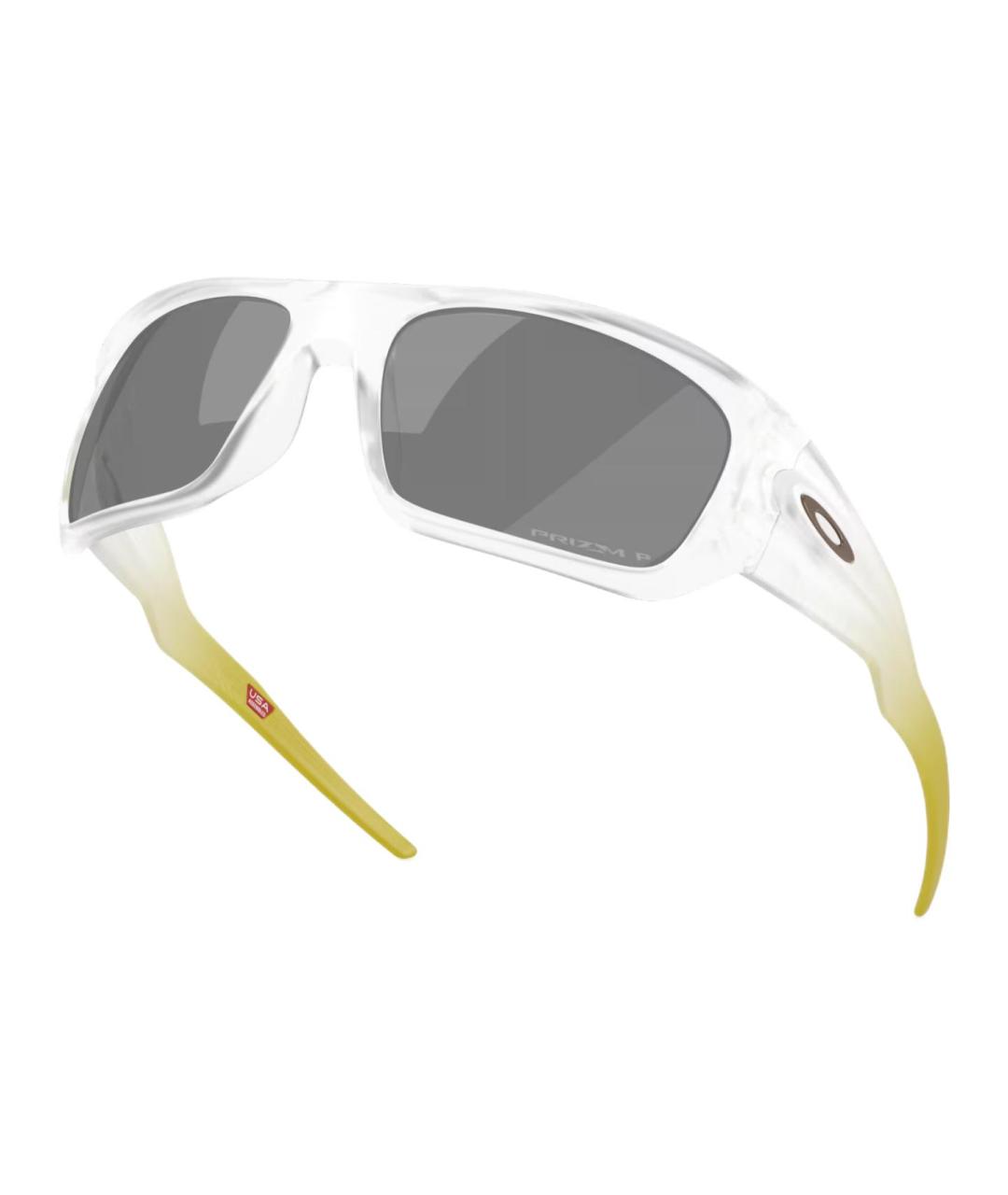 OAKLEY Белые пластиковые солнцезащитные очки, фото 4