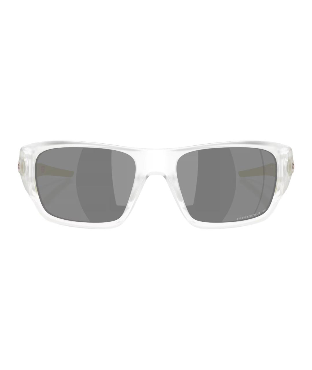 OAKLEY Белые пластиковые солнцезащитные очки, фото 2