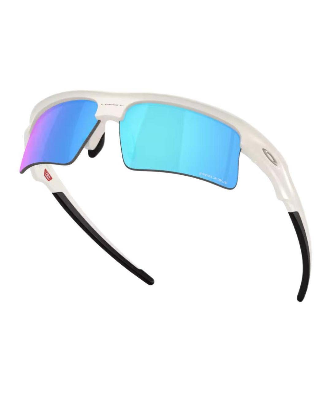 OAKLEY Белые пластиковые солнцезащитные очки, фото 4