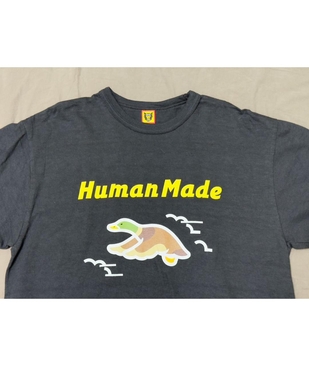 HUMAN MADE Черная хлопковая футболка, фото 2