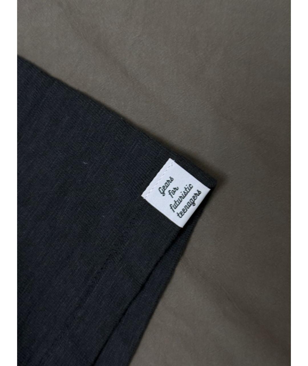 HUMAN MADE Черная хлопковая футболка, фото 5