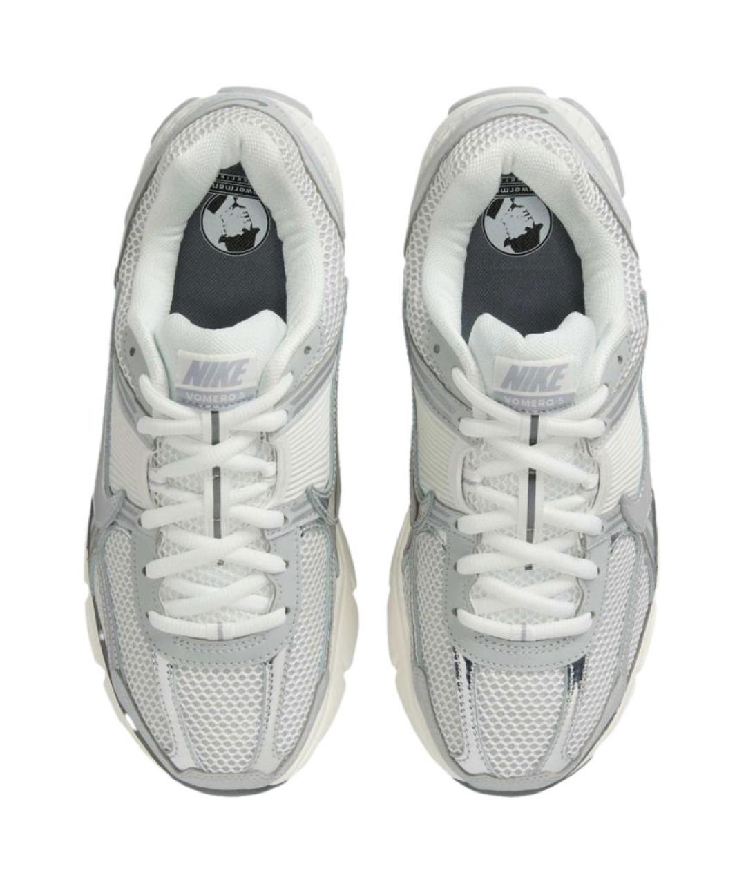 NIKE Белые кожаные кроссовки, фото 4