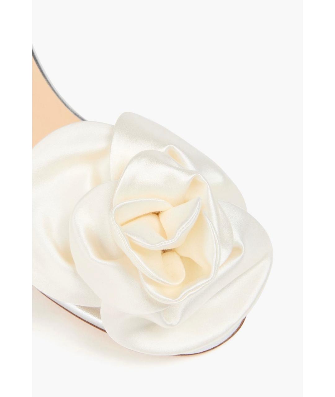 MAGDA BUTRYM Серебряные кожаные босоножки, фото 4