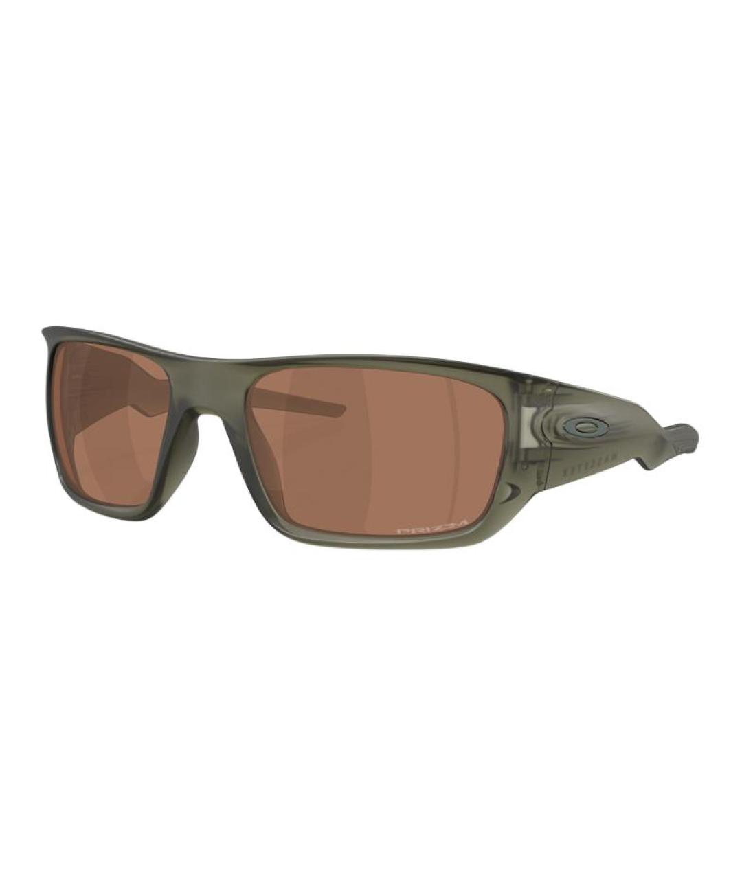 OAKLEY Коричневые пластиковые солнцезащитные очки, фото 1