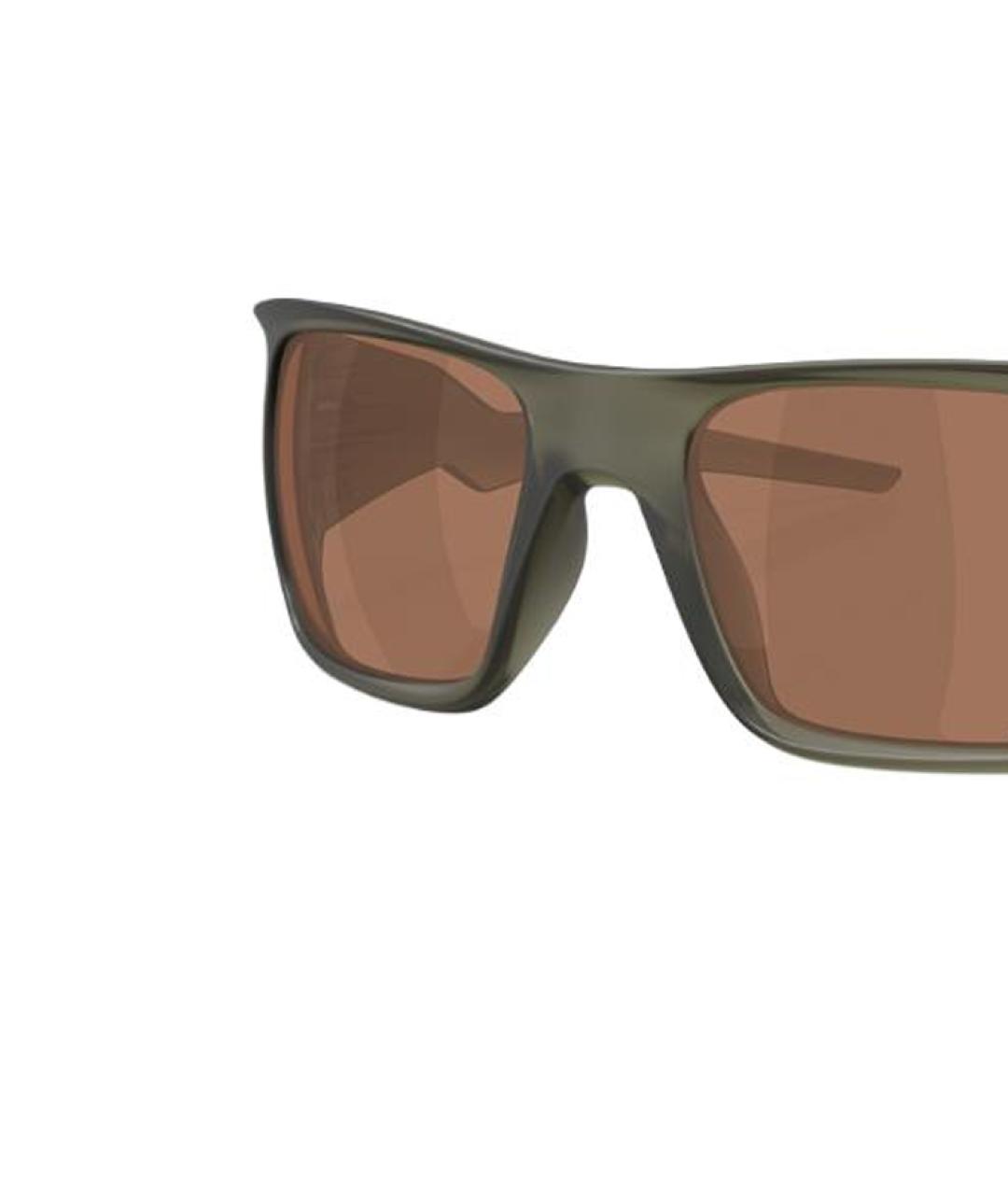 OAKLEY Коричневые пластиковые солнцезащитные очки, фото 2