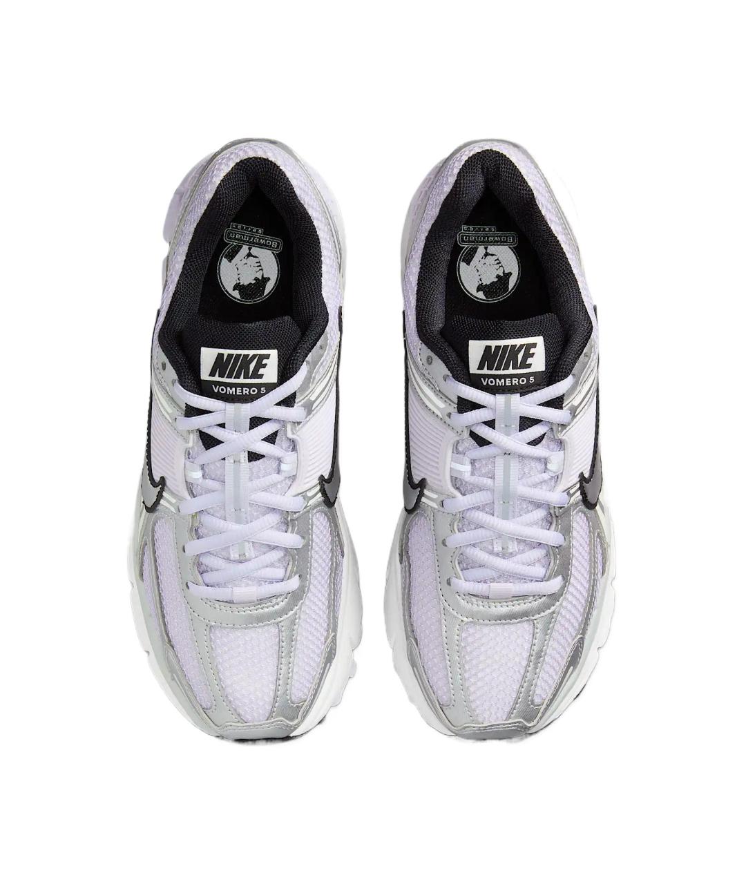 NIKE Фиолетовые кожаные кроссовки, фото 4
