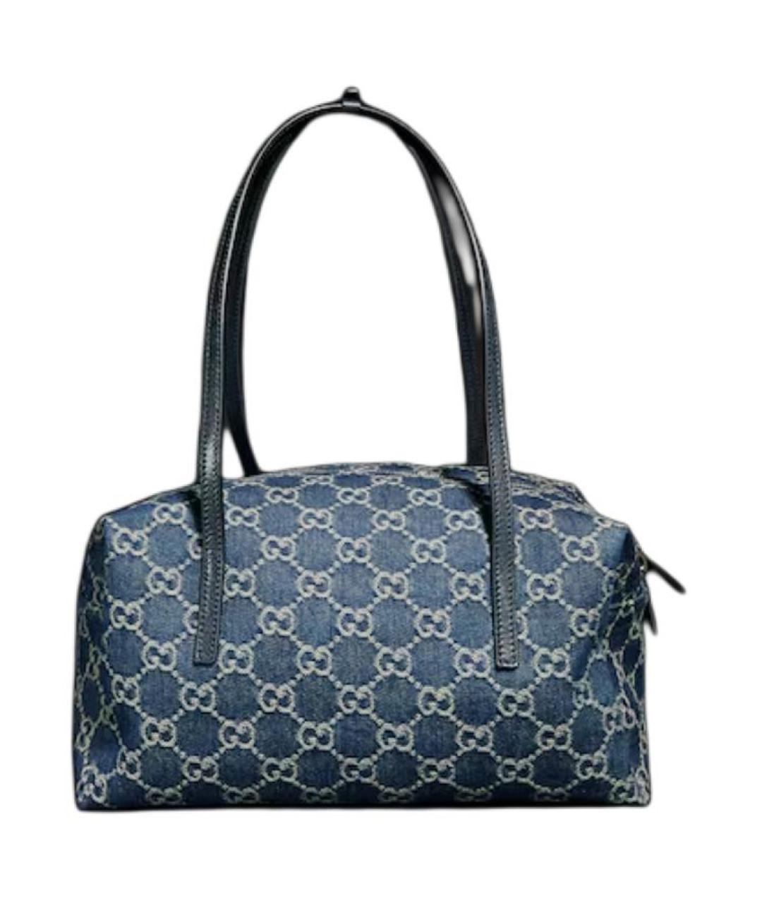 GUCCI Темно-синяя сумка через плечо, фото 4