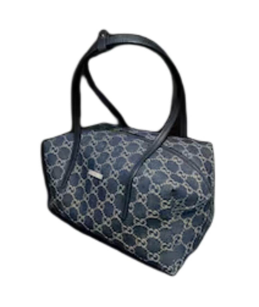 GUCCI Темно-синяя сумка через плечо, фото 2