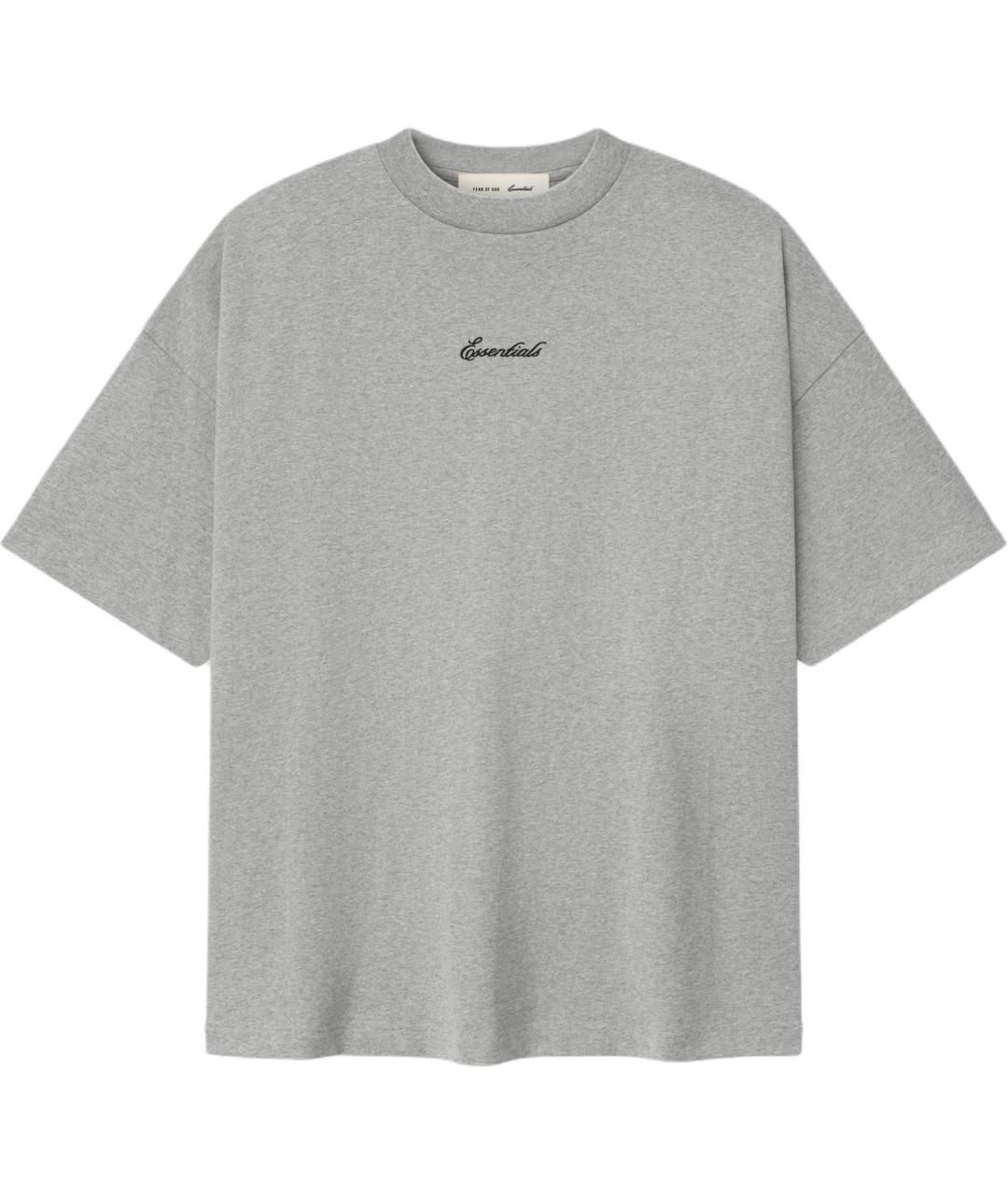 FEAR OF GOD ESSENTIALS Серая футболка, фото 1