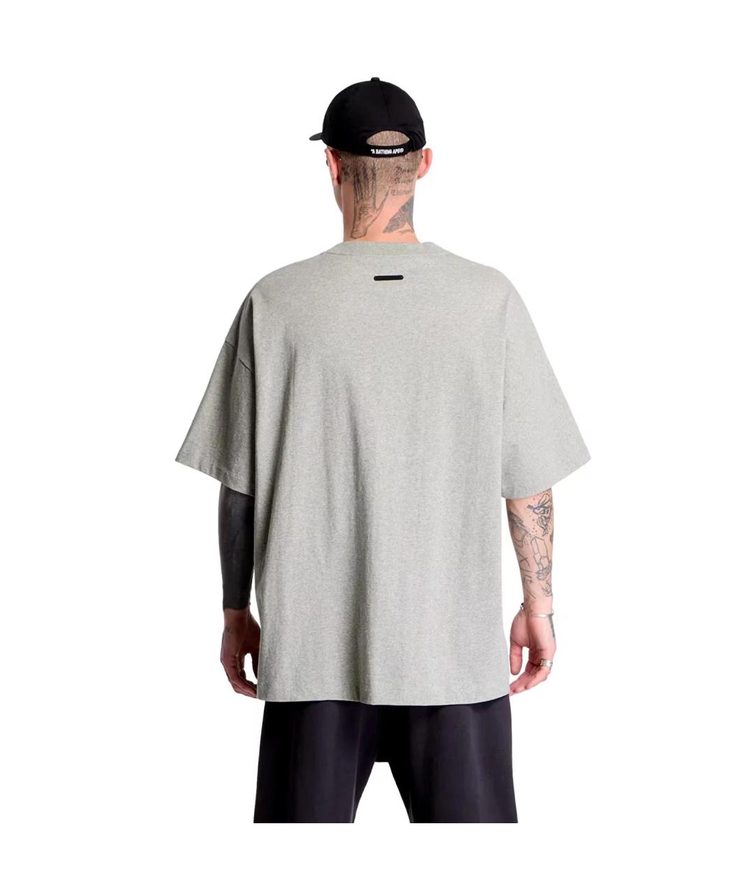 FEAR OF GOD ESSENTIALS Серая футболка, фото 5