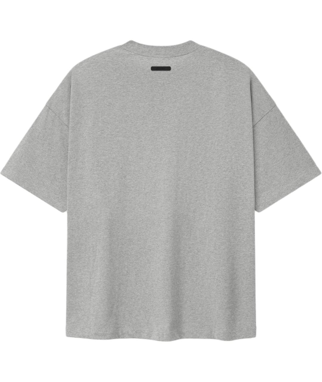 FEAR OF GOD ESSENTIALS Серая футболка, фото 2