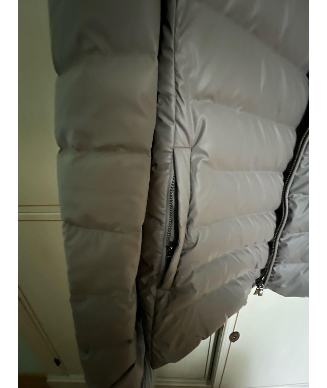 ARMANI COLLEZIONI Антрацитовая полиэстеровая куртка, фото 4