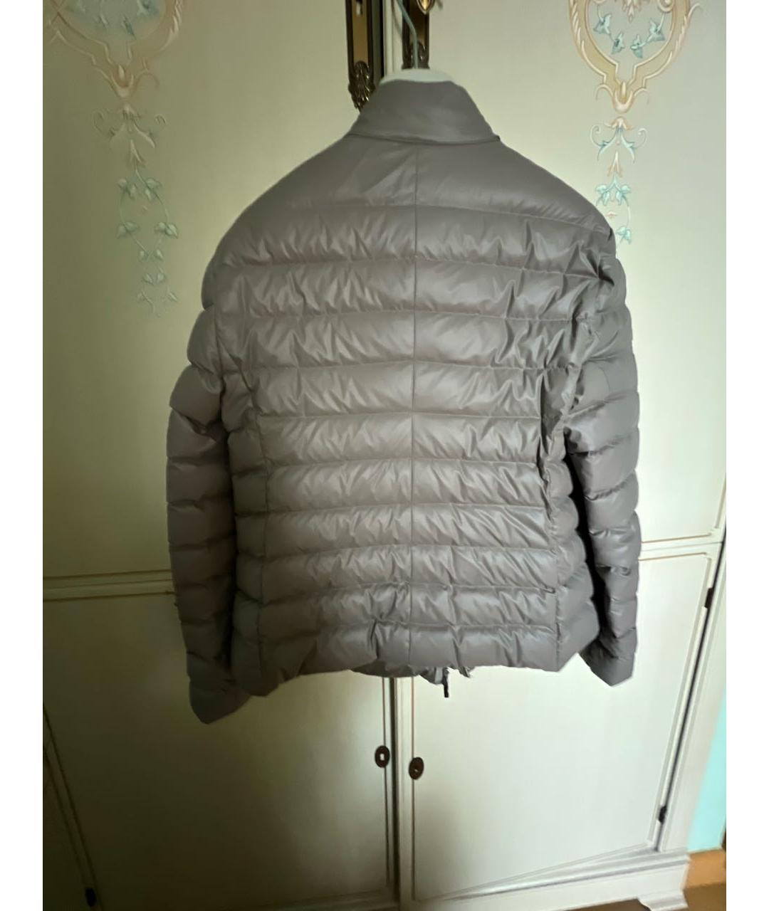 ARMANI COLLEZIONI Антрацитовая полиэстеровая куртка, фото 2