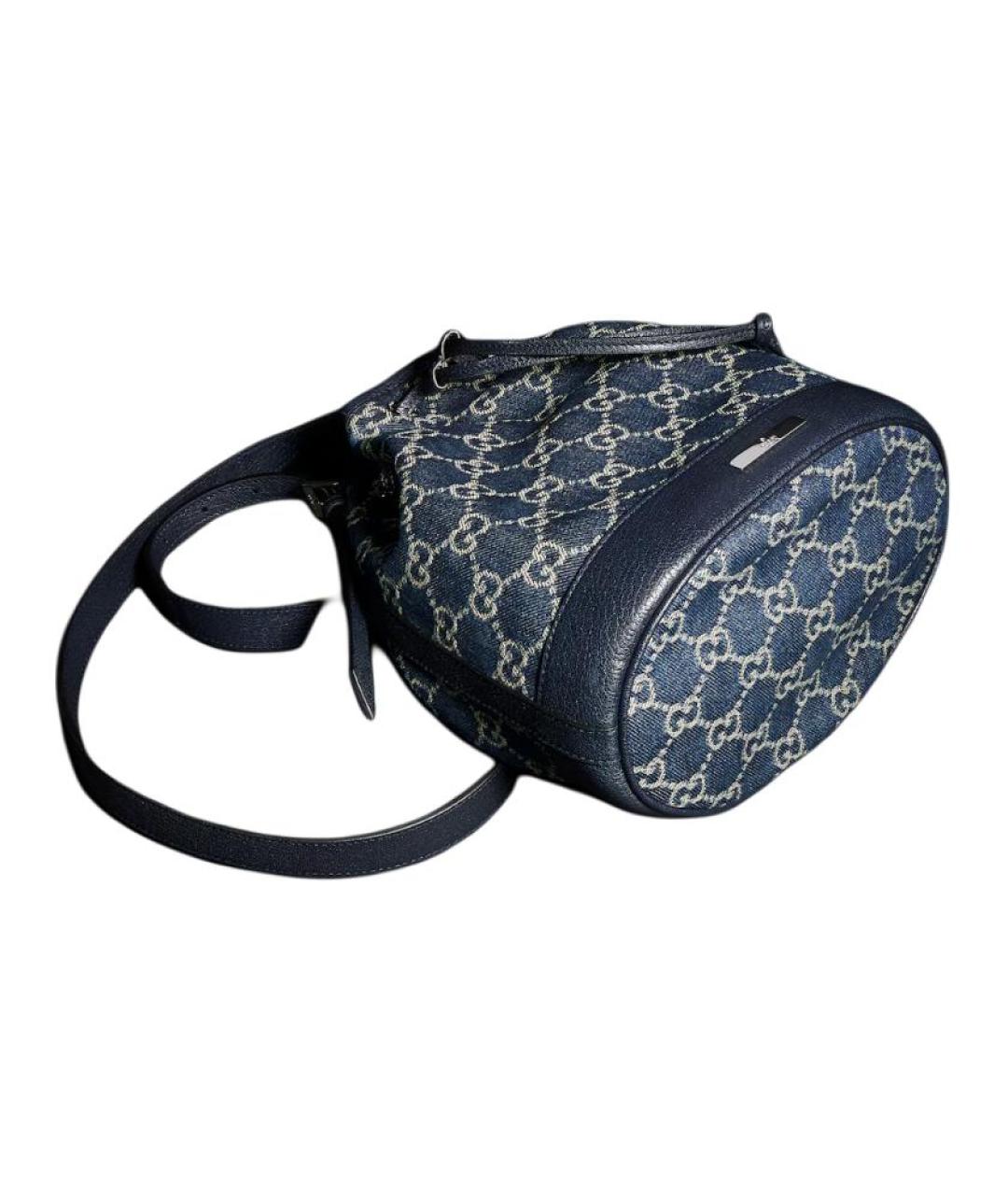 GUCCI Темно-синяя сумка через плечо, фото 4