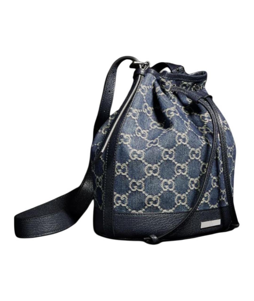 GUCCI Темно-синяя сумка через плечо, фото 3