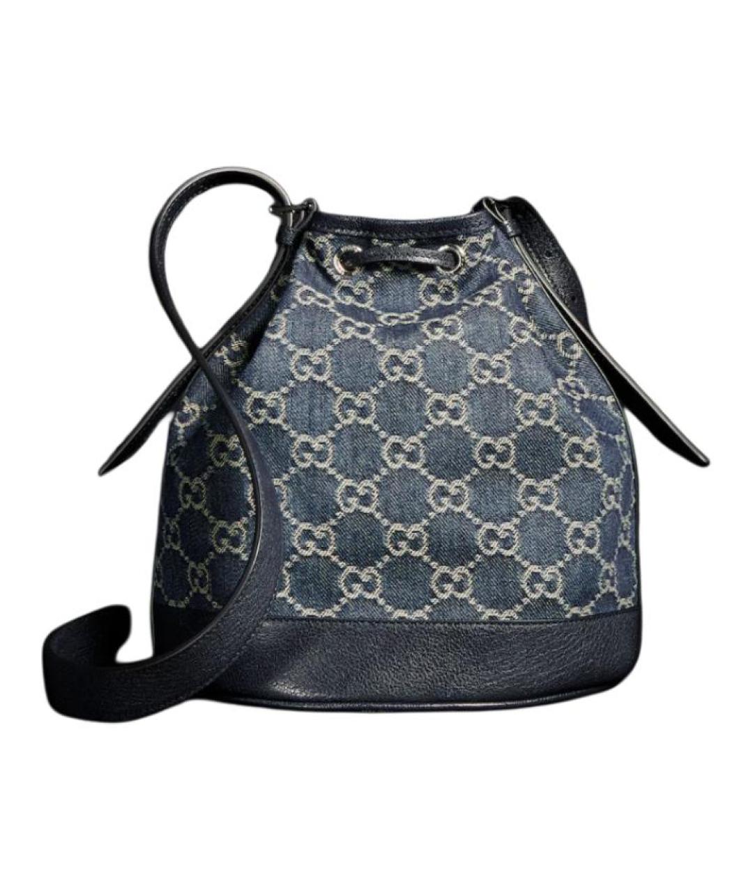 GUCCI Темно-синяя сумка через плечо, фото 2