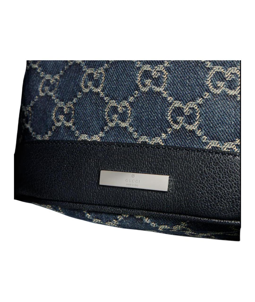 GUCCI Темно-синяя сумка через плечо, фото 5