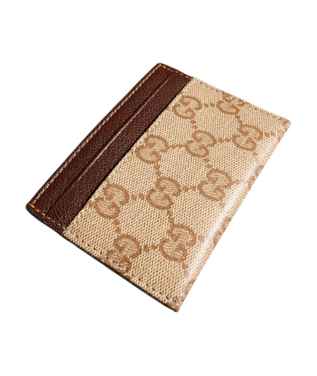 GUCCI Коричневый кардхолдер, фото 1