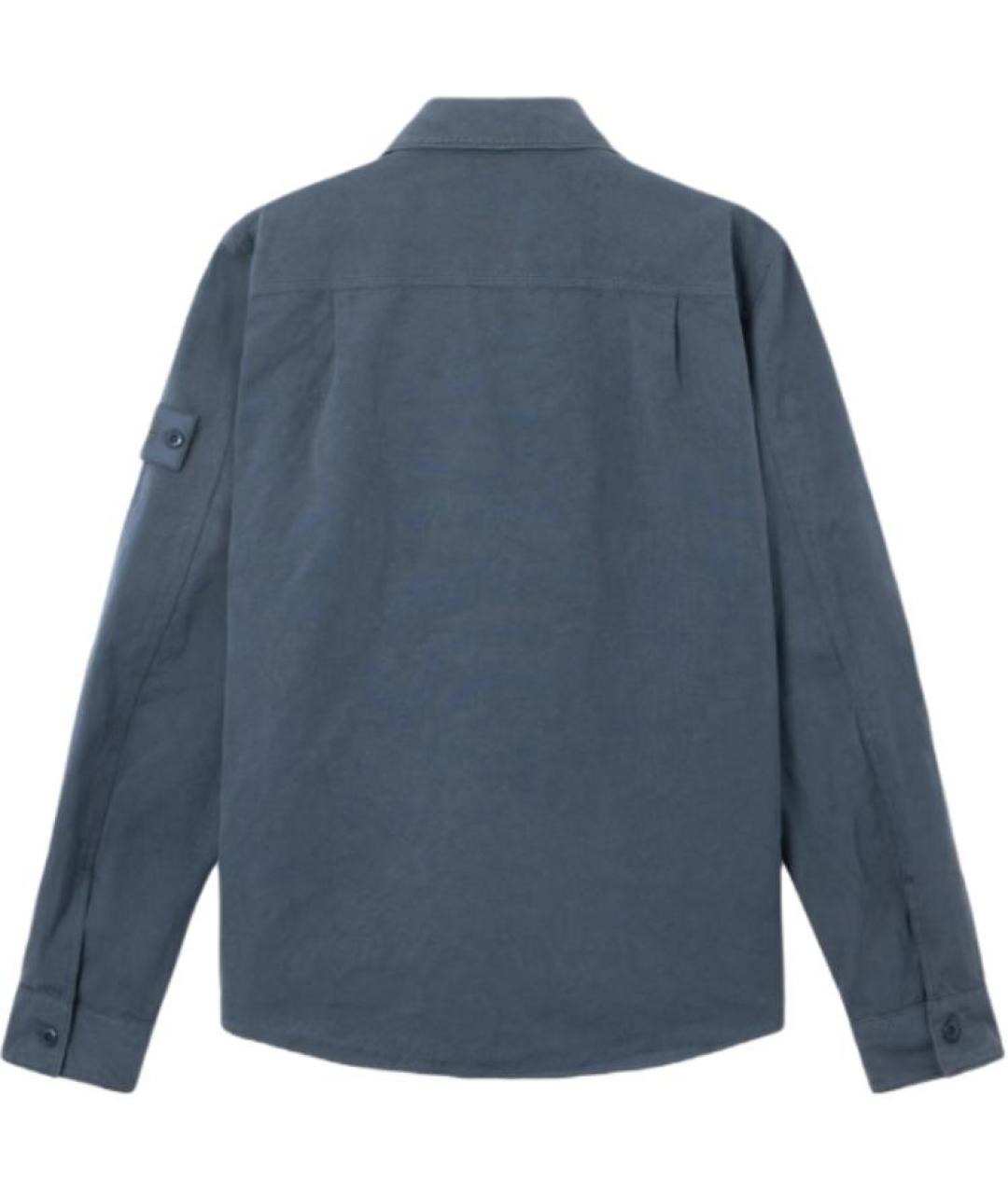 STONE ISLAND Синяя классическая рубашка, фото 2