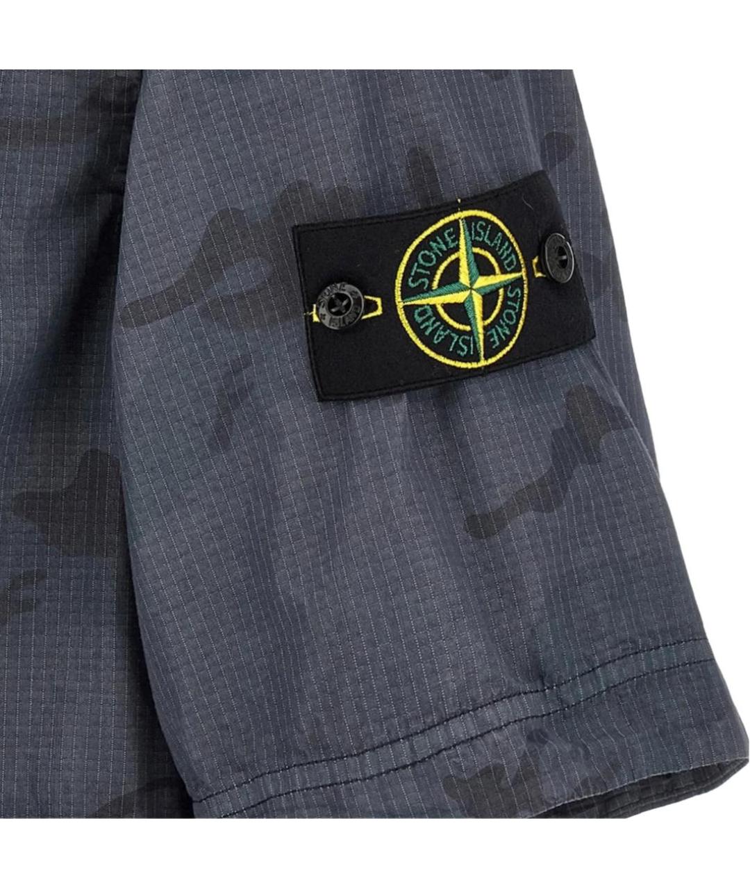 STONE ISLAND Синяя классическая рубашка, фото 5