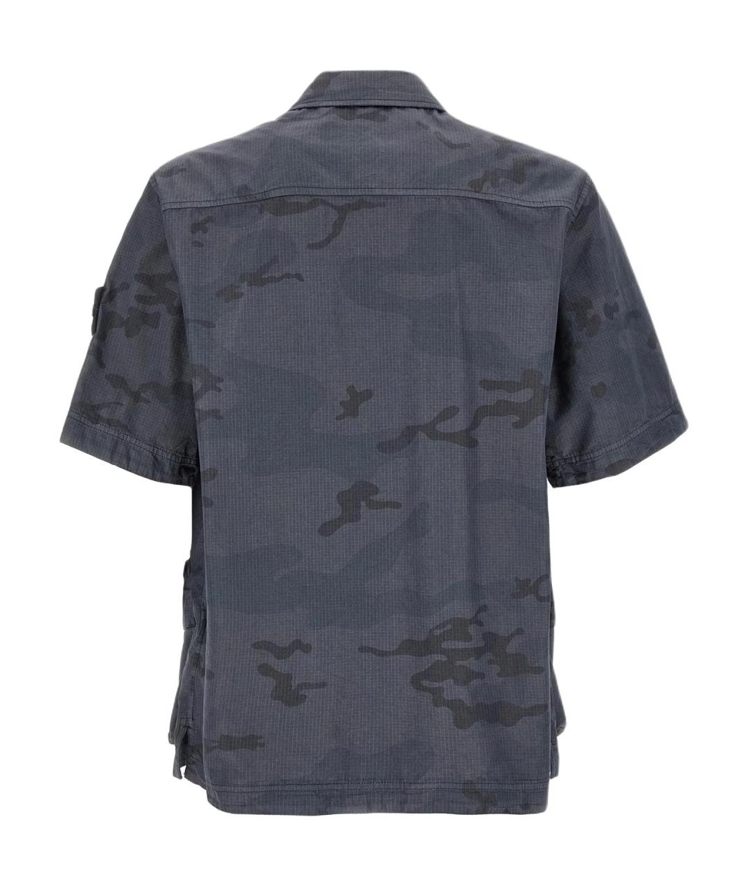 STONE ISLAND Синяя классическая рубашка, фото 2