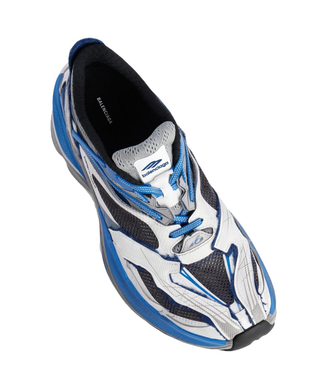 BALENCIAGA Синие низкие кроссовки / кеды, фото 3