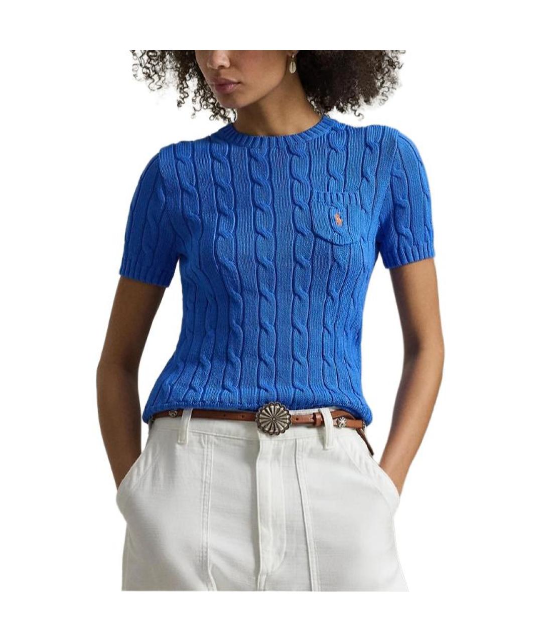 POLO RALPH LAUREN Голубой джемпер / свитер, фото 5