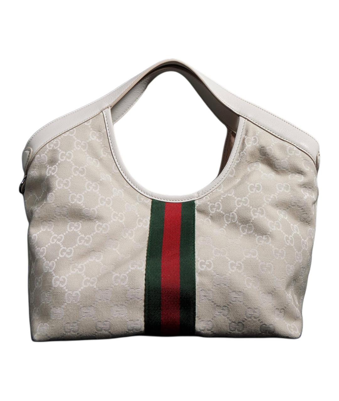 GUCCI Белая сумка тоут, фото 4