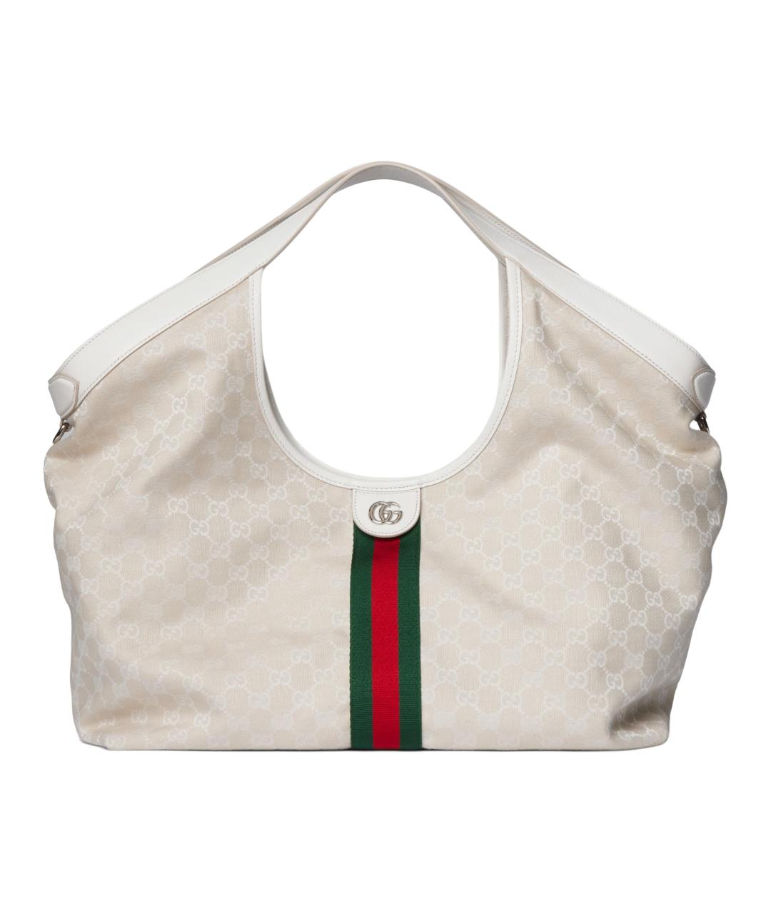 GUCCI Бежевая сумка с короткими ручками, фото 1