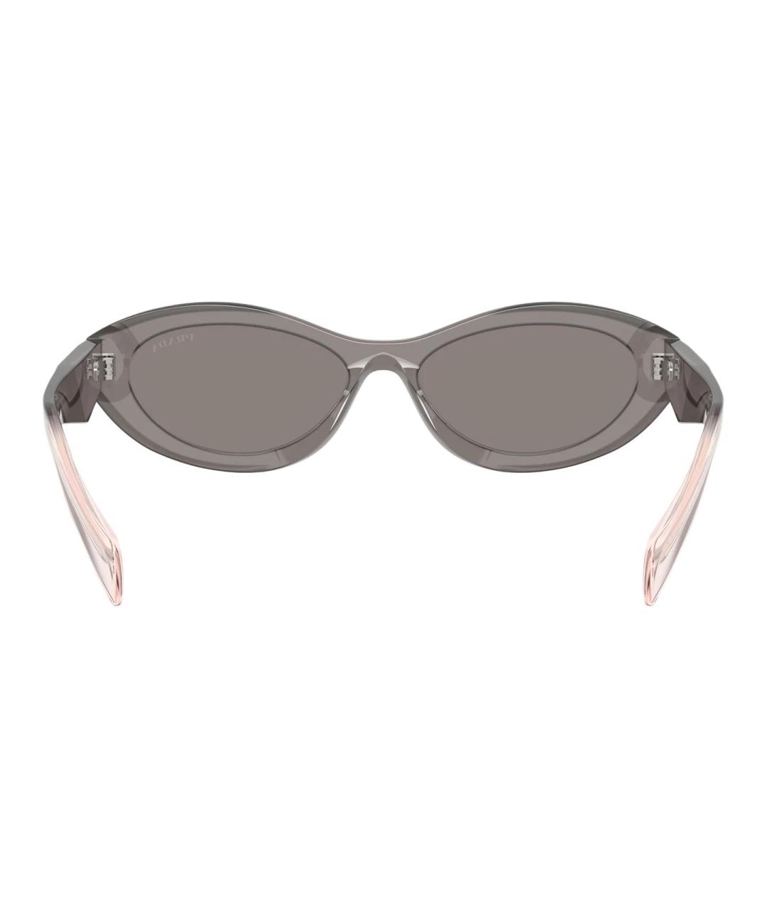 PRADA Серые пластиковые солнцезащитные очки, фото 5