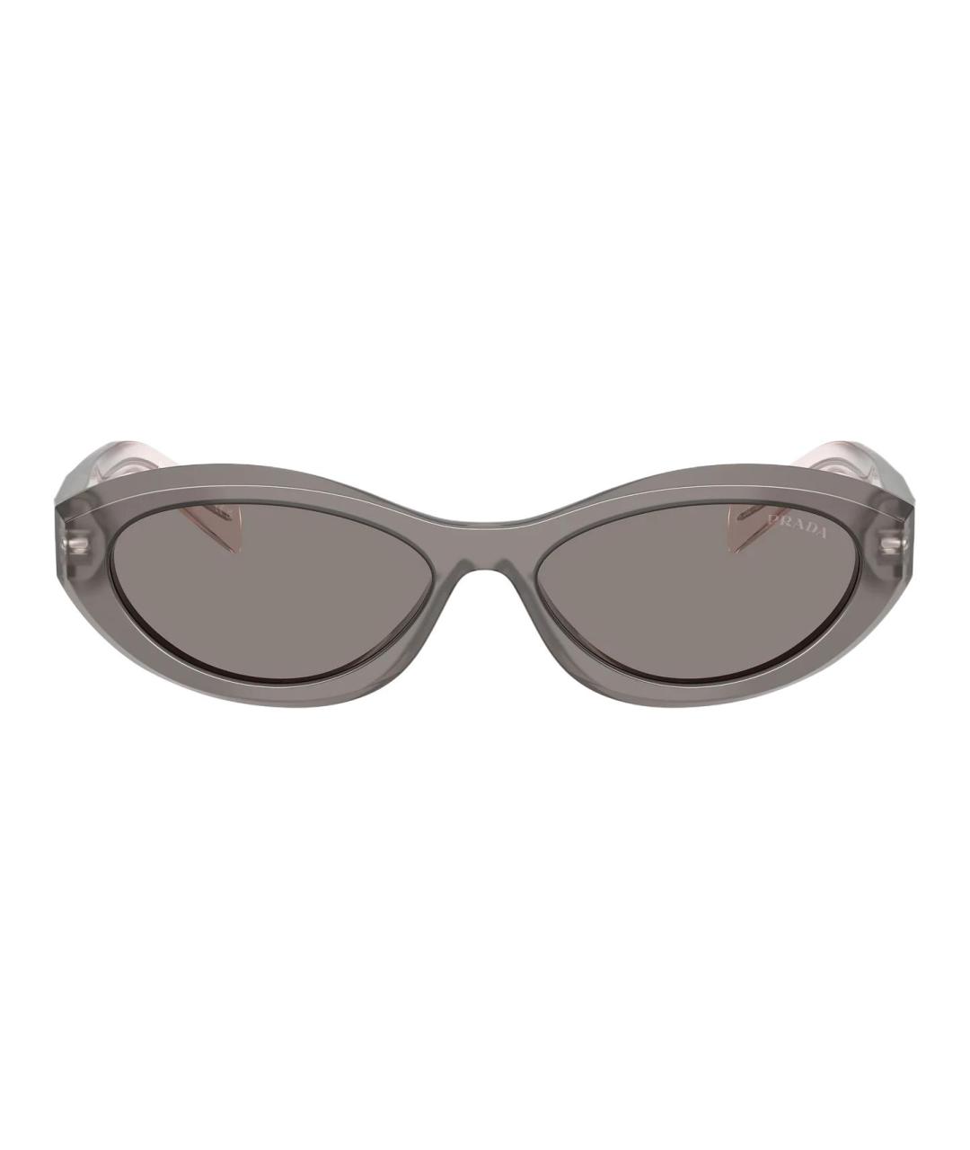 PRADA Серые пластиковые солнцезащитные очки, фото 2