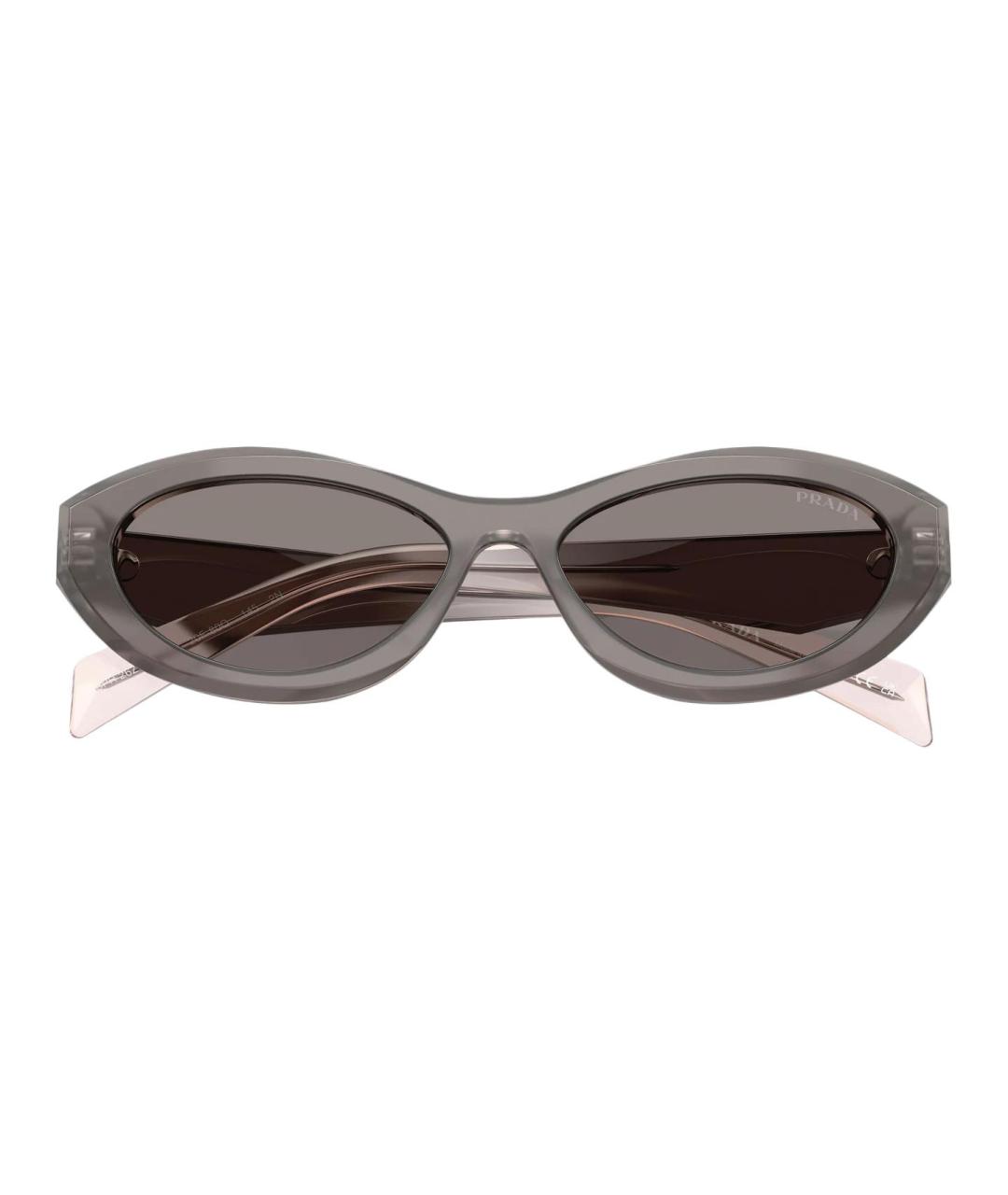 PRADA Серые пластиковые солнцезащитные очки, фото 3