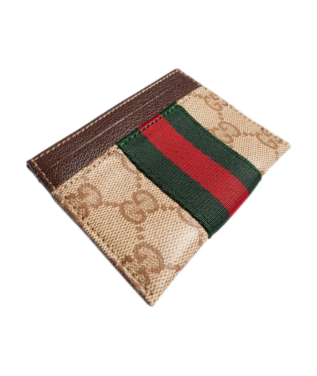 GUCCI Коричневый кардхолдер, фото 2